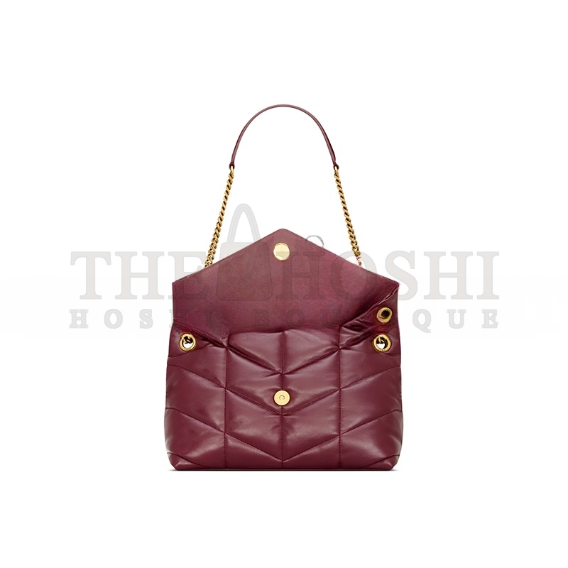 Y51 PUFFER SMALL IN SHINY LEATHER 577476AAFE16593 (29*17*11cm) Master Quality